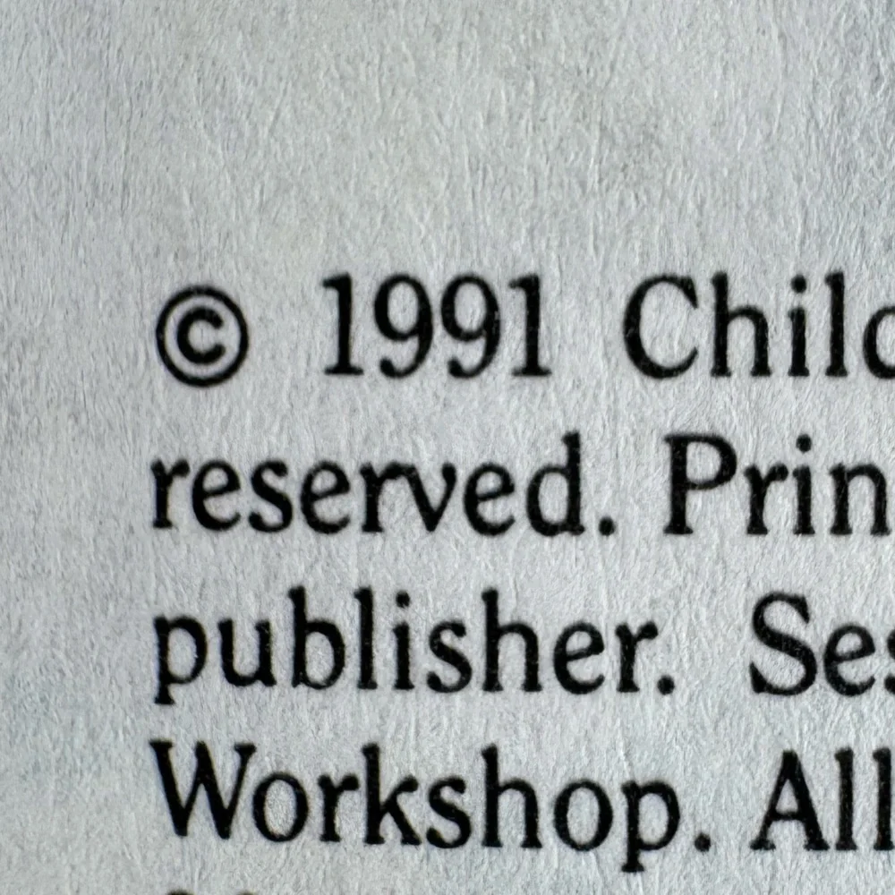 Vintage 1991 A Little Golden Book “The Monster’s Picnic”